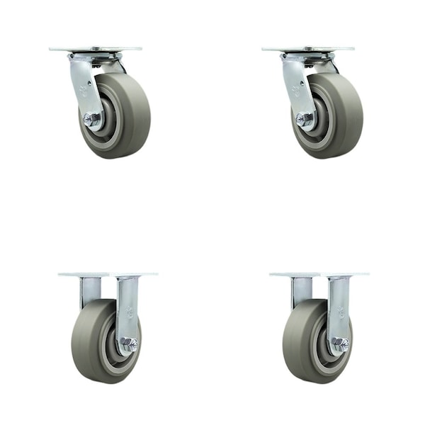 Service Caster Replacement Caster Set for Magliner Caster Set 86135, 4PK MAG-SCC-30CS520-TPRRF-2-R-2 - main